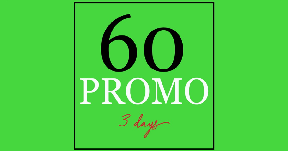 Drift to Midweek Bliss at 60 Promo 3days!