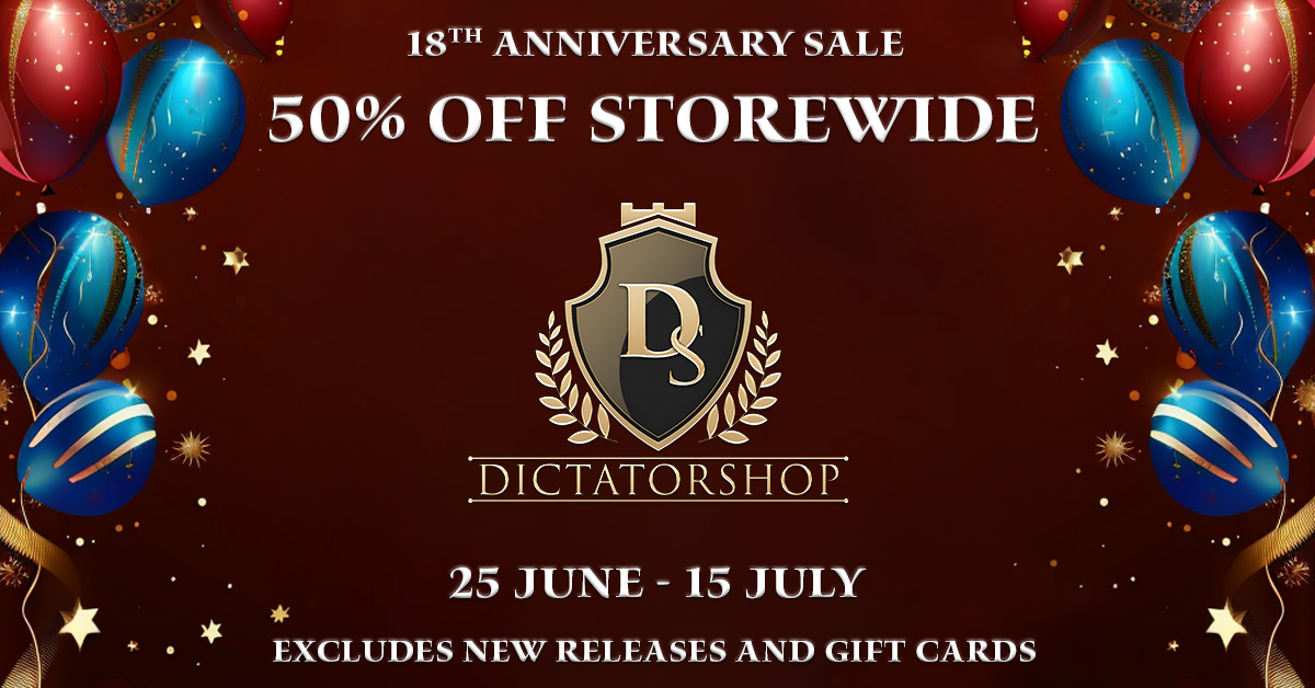 50% Off Storewide Sale at Dictatorshop!