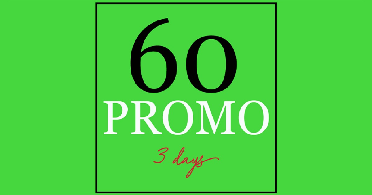 Pop Some Bubbly with 60 Promo 3days!