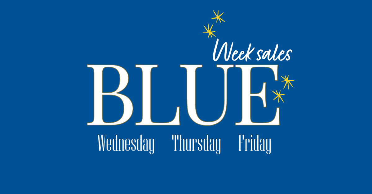 Soak Up the Savings with Blue Week Sales!