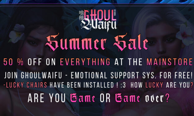 GhoulWaifu Summer Sale 50% Off!
