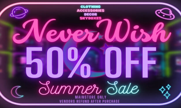 Summer Sale 50% Off Storewide at NeverWish!