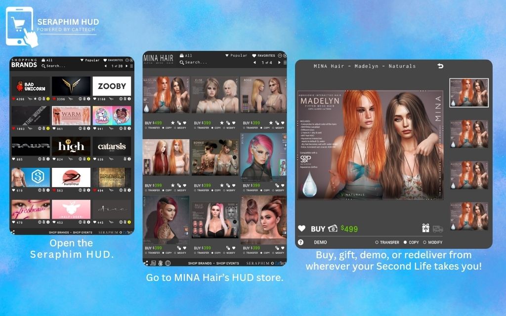 Take a Dip with MINA Hair, Sophina’s HUD Pick of the Day!