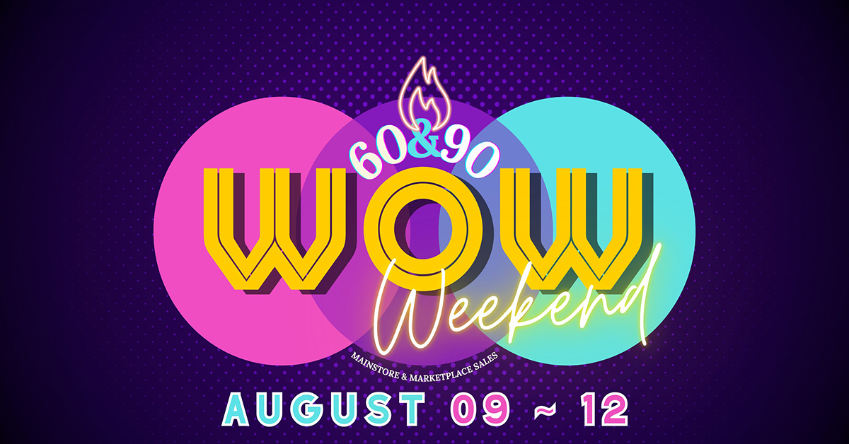 Pop Some Champagne For WOW Weekend Summer!