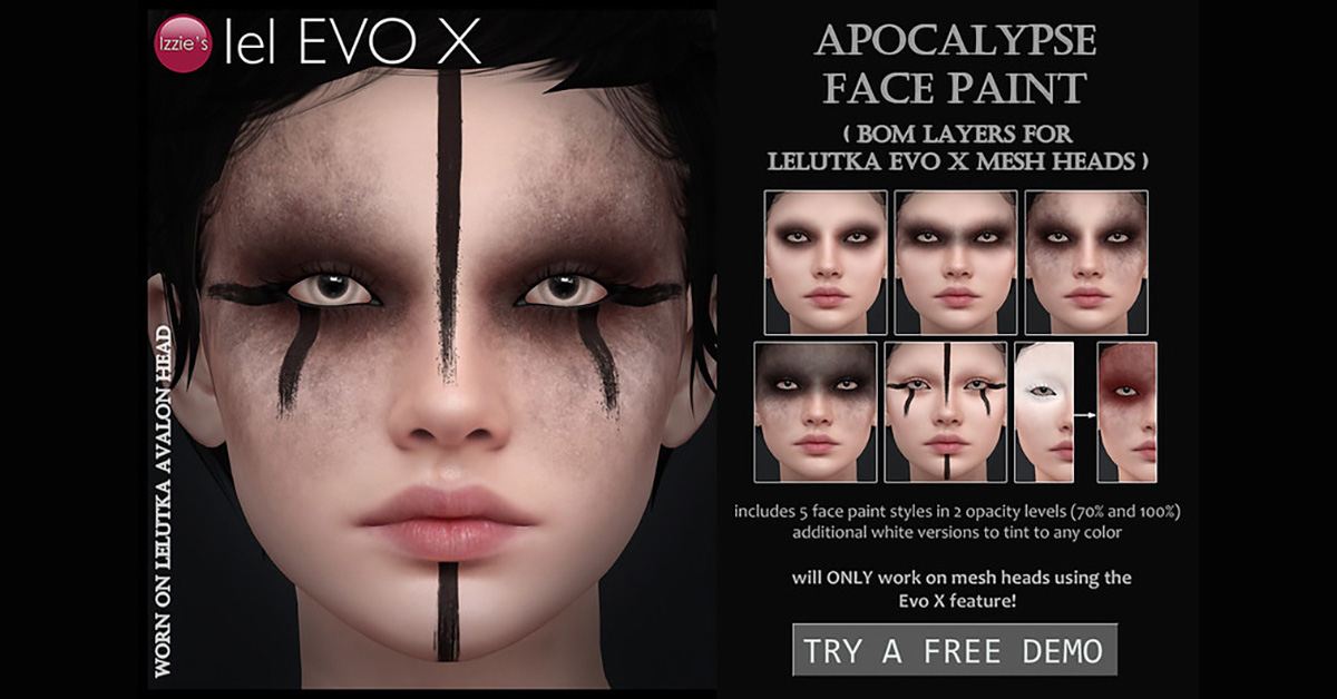 50% Off Apocalypse Face Paint at Izzie’s