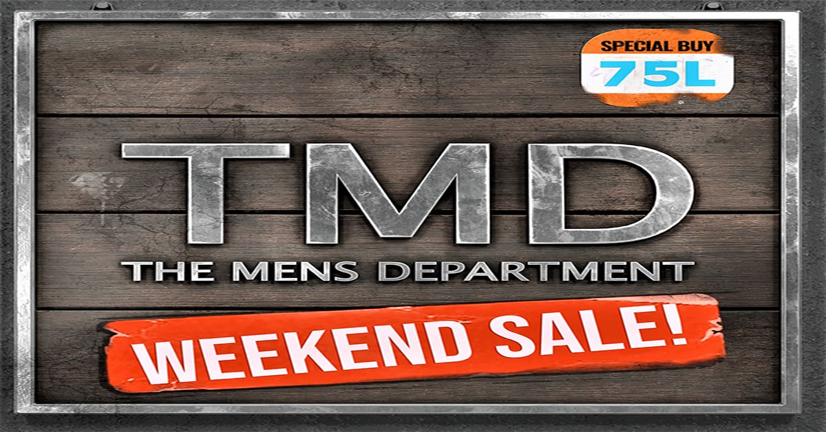 TMD-Weekend Sale Won’t Cause You Trouble!