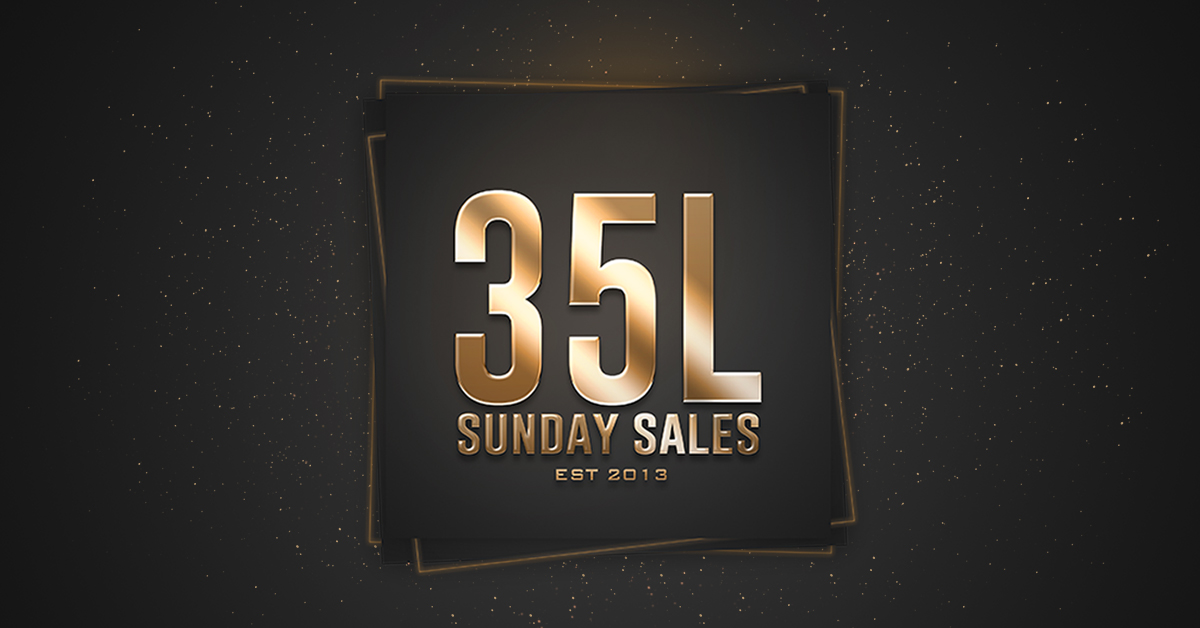 Save a Dance for 35L Sunday Sales!