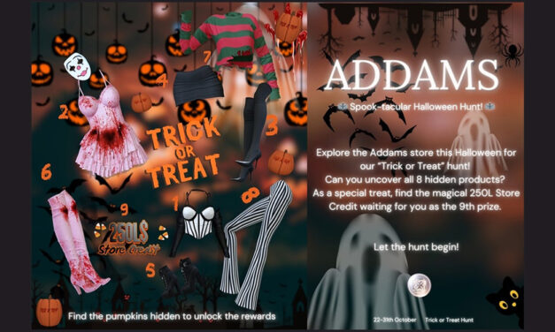 Time for Addams Trick or Treat Halloween Hunt!