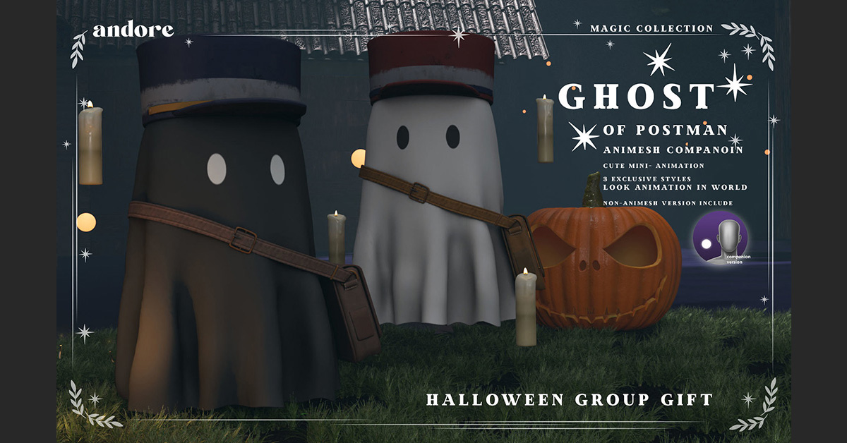 Halloween Group Gift Ghost of Postman at Andore