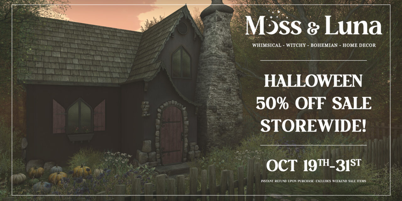 Halloween 50% Off Sale at Moss & Luna