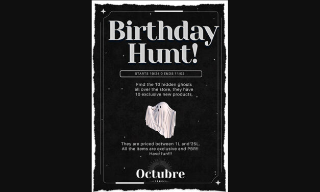 Birthday Hunt – Find the Ghosts at Octubre!