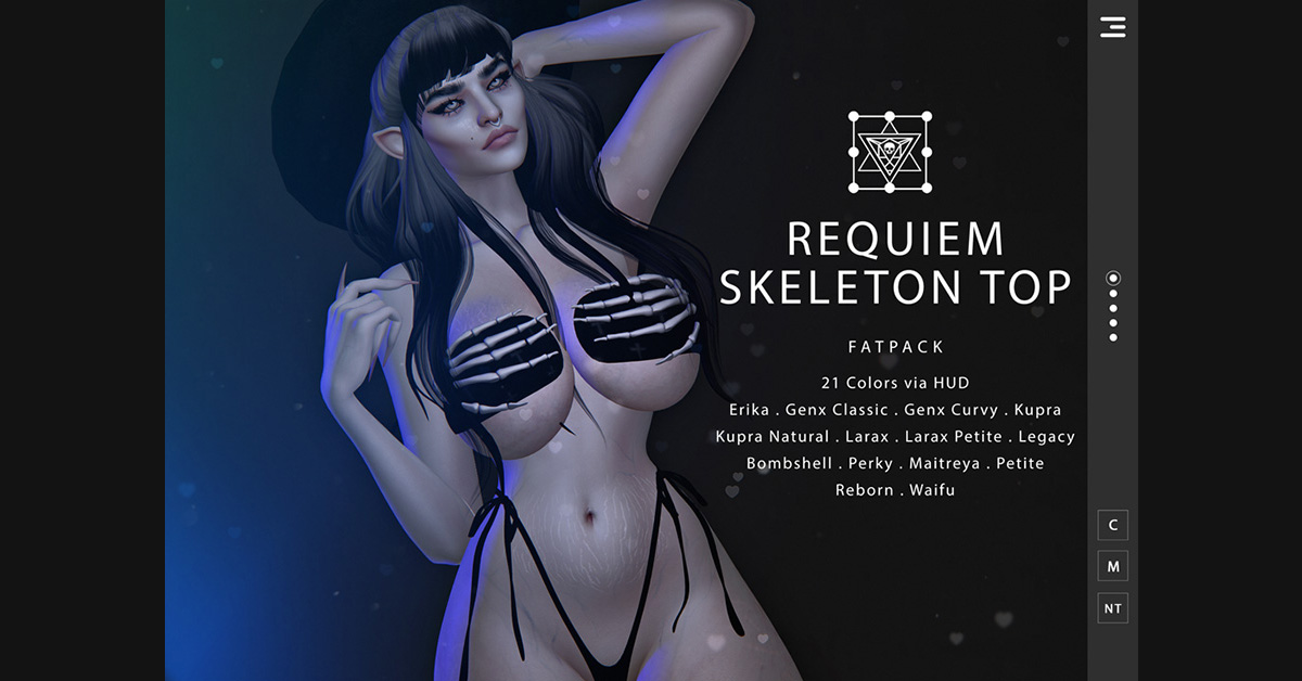 Group Gift Requiem Skeleton Top at Psycho Barbie