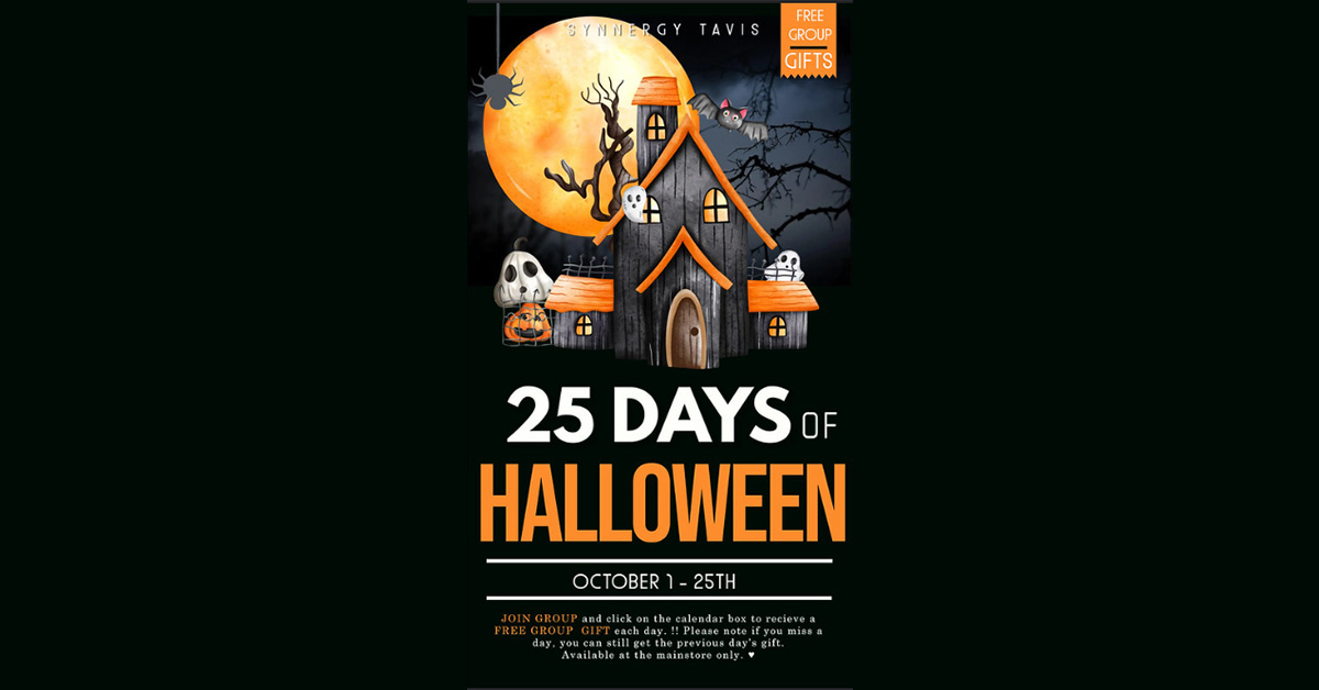 25 Days of Halloween Calendar Group Gifts at Synnergy.Tavis