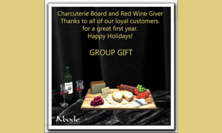 Group Gift Charcuterie Board and Red Wine Giver at Abode