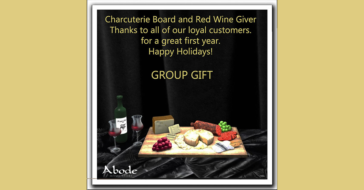 Group Gift Charcuterie Board and Red Wine Giver at Abode