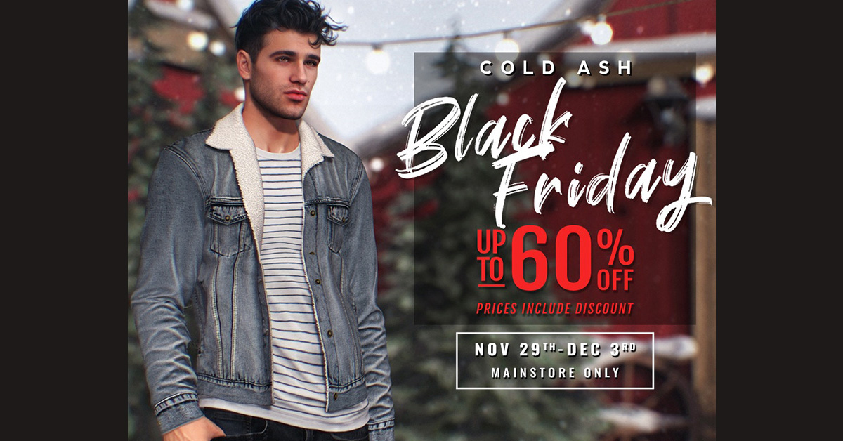 Cold Ash Black Friday Sale Up to 60% Off