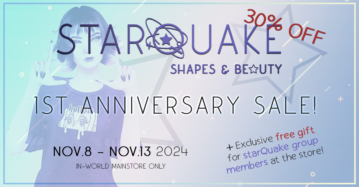 30% Off Anniversary Sale at StarQuake!