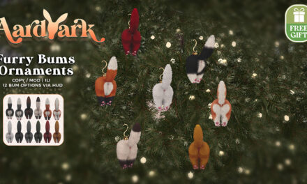 Aardvark Furry Bums Ornaments Group Gift