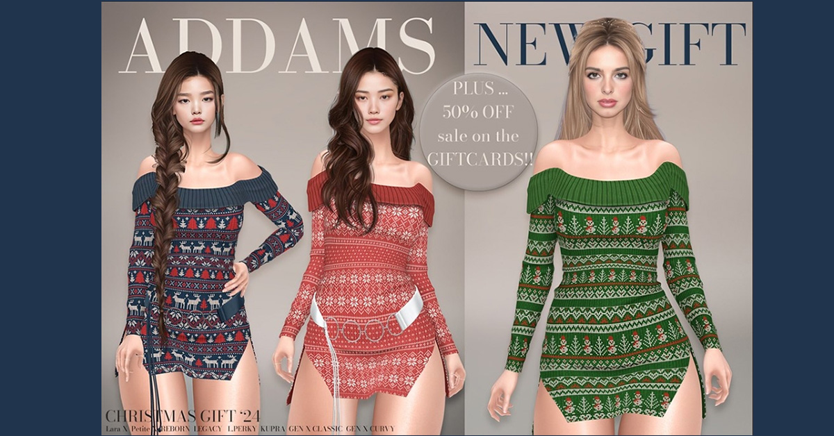 New Group Gift Ivy Dress at Addams