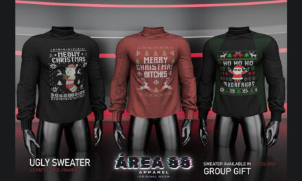 Ugly Sweater Group Gift at Area 88