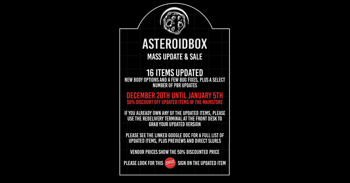 50% Off Sale on Updated Items at AsteroidBox