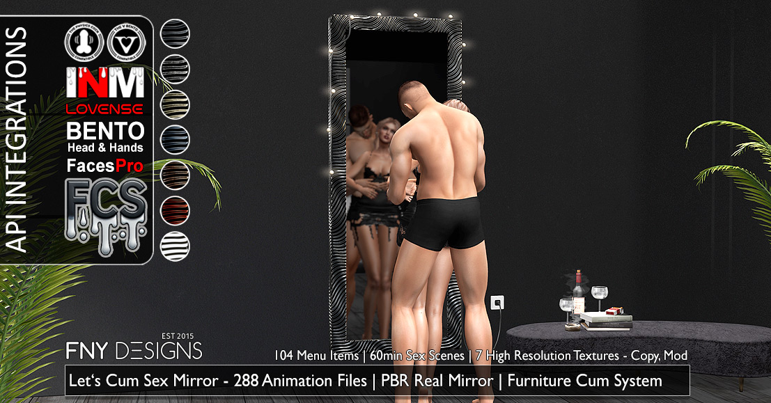 New Let’s Cum Sex Mirror at FNY Designs