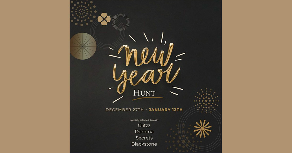 New Year Hunt at Glitzz X Domina X Secrets X Blackstone