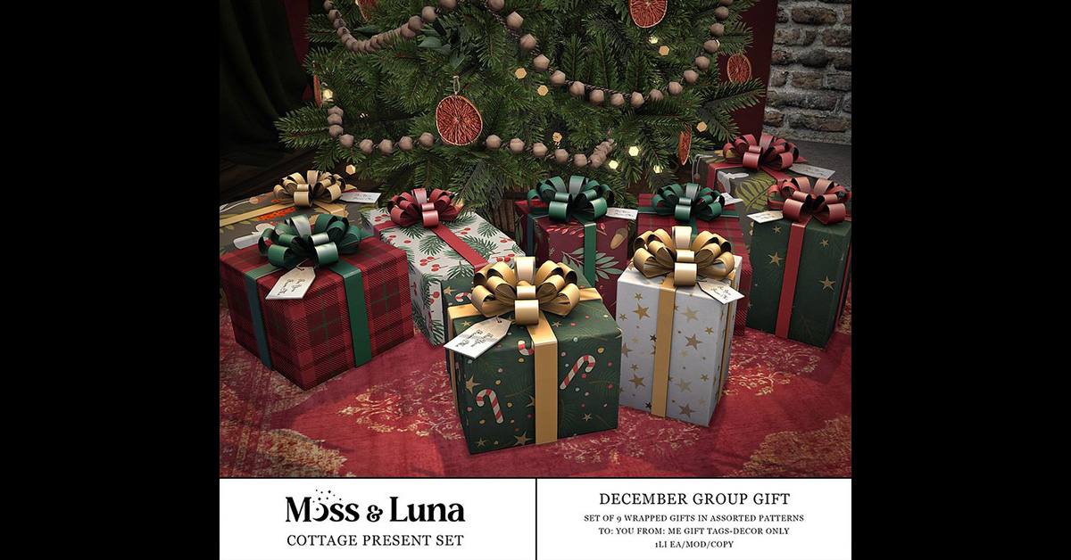 Moss & Luna December Group Gift Cottage Present