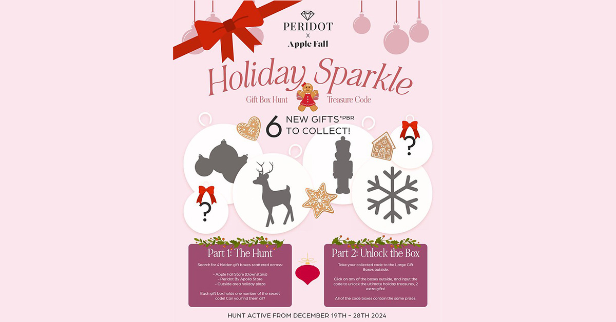 Peridot X Apple Fall Holiday Sparkle Gift Box Hunt