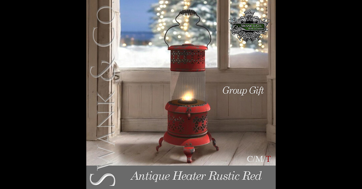 Group Gift – Swank & Co. Antique Heater Rustic Red