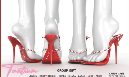 Tantrum Group Gift Candy Cane Tippy Toe Heels