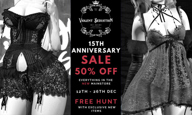 Find New Exclusives at Violent Seduction’s 15th Anniversary Hunt!