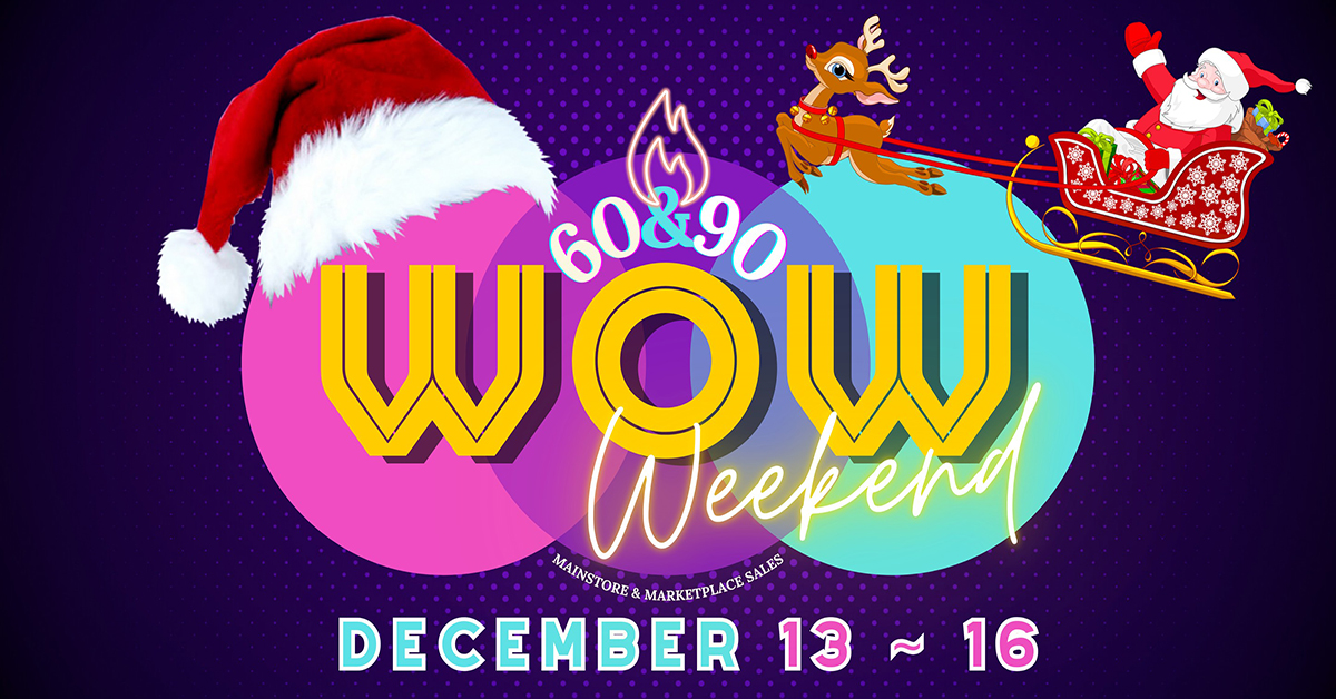 Just Hear Those Sleigh Bells Jingling at WoW Weekend!