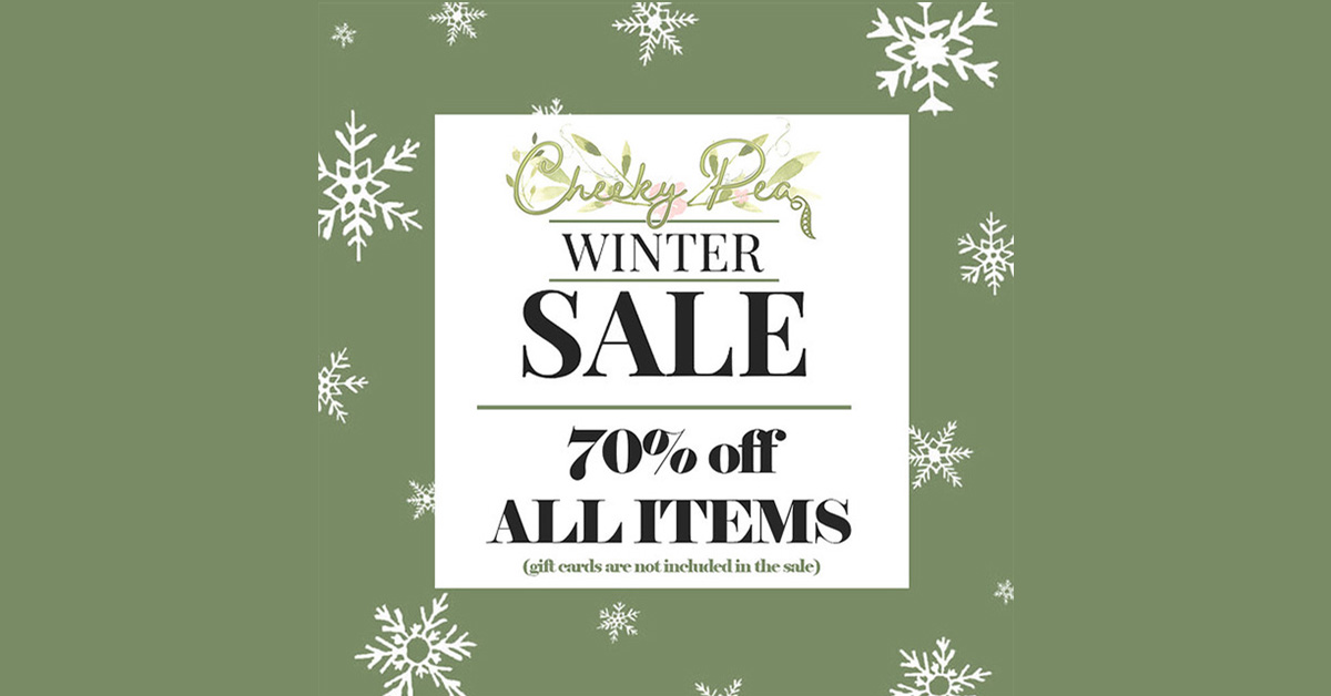 70% Off Storewide Winter Sale at Cheeky Pea