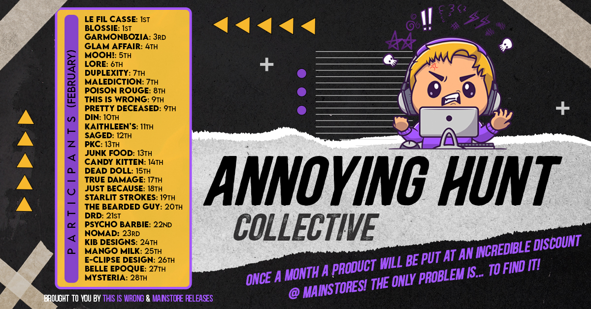 It’s Frustrating February with the The Annoying Hunt Collective!