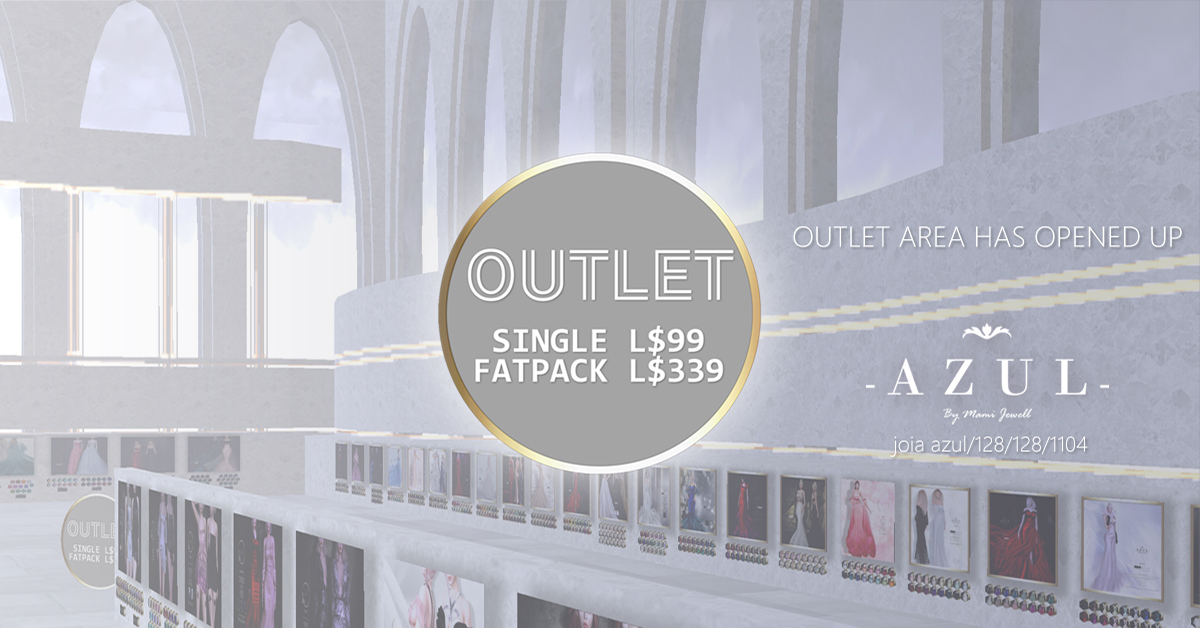 Azul Outlet Now Open – 99L Singles 339L Fatpacks