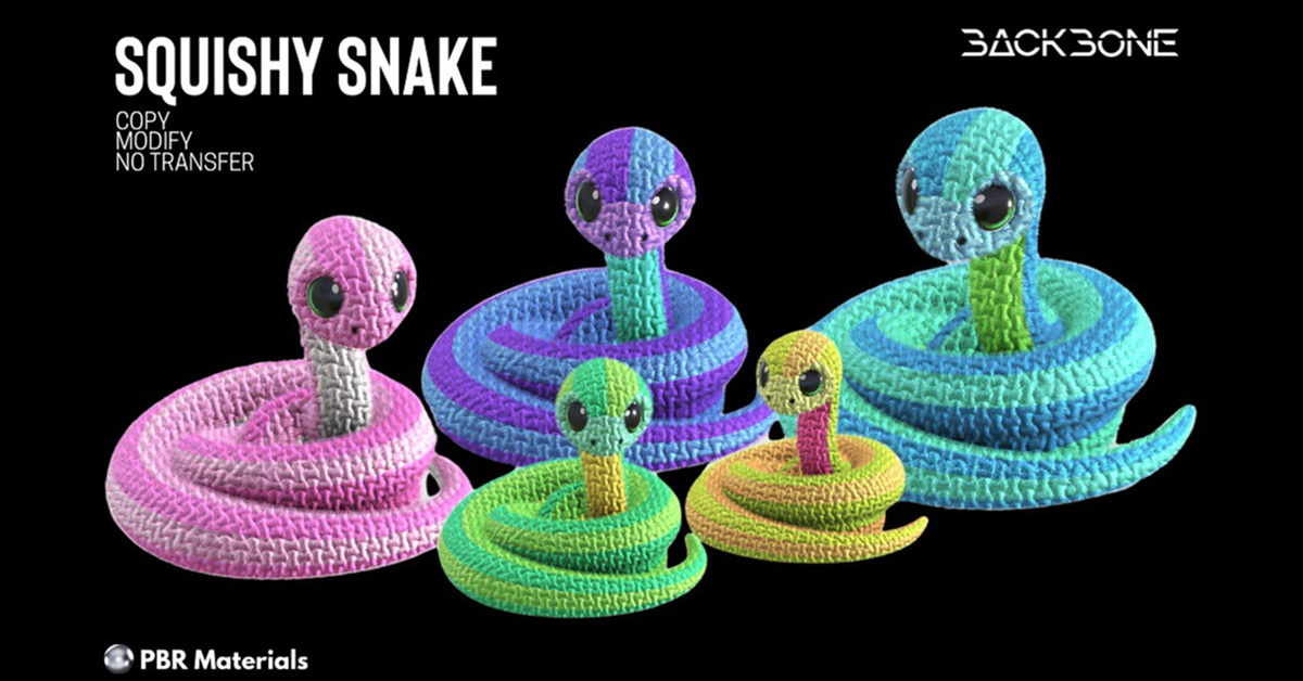 Squishy Snake Group Gift at BackBone