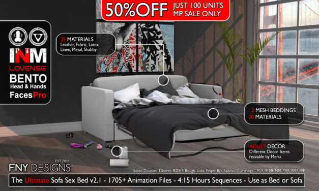 50% Off The Ultimate Sofa Sex Bed by FNY Designs on Marketplace