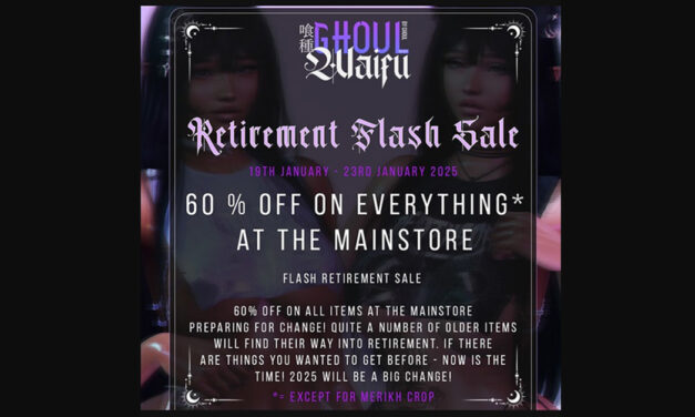 60% Off Storewide Retirement Flash Sale at GhoulWaifu