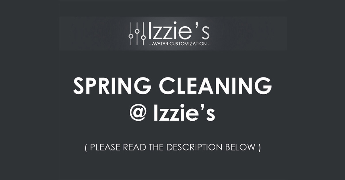 Spring Cleaning Sale at Izzie’s!