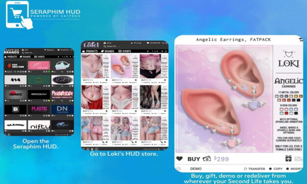 Angelic Earrings by Loki – HUD Pick of the Day