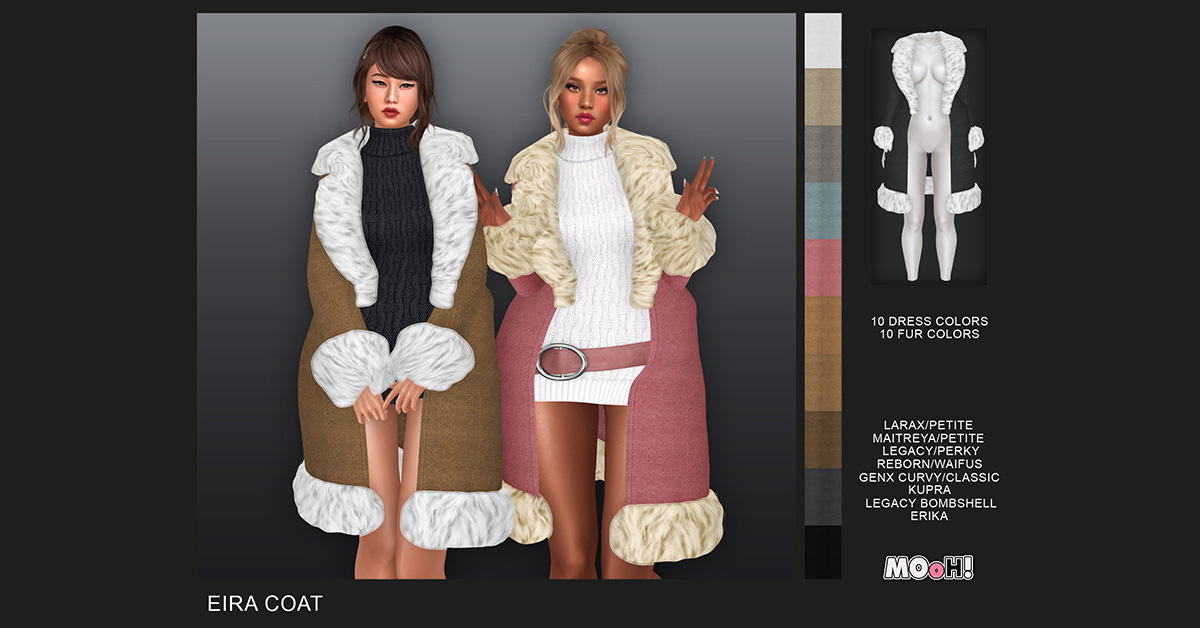 Group Gifts Eira Coat and Sweater Dress at Mooh!