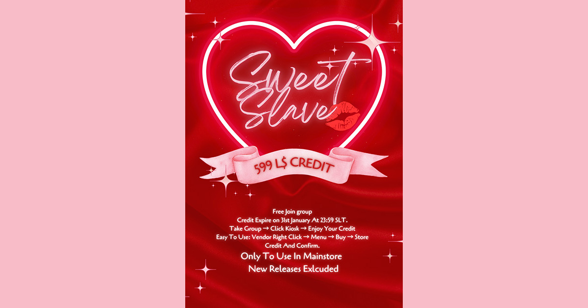 Group Gift 599L Store Credit at Sweet Slave