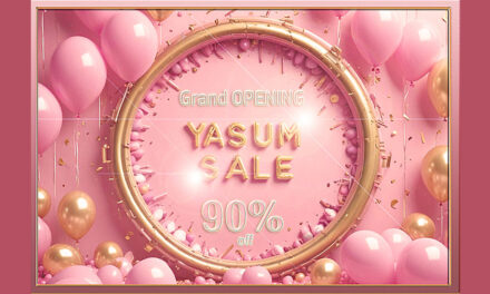 Grand Opening Sale 90% Off at Yasum