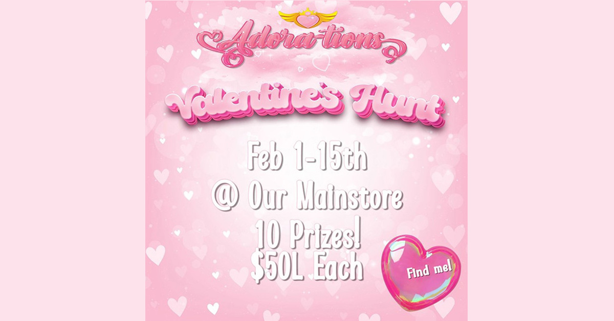 Valentine’s Hunt at Adora-tions