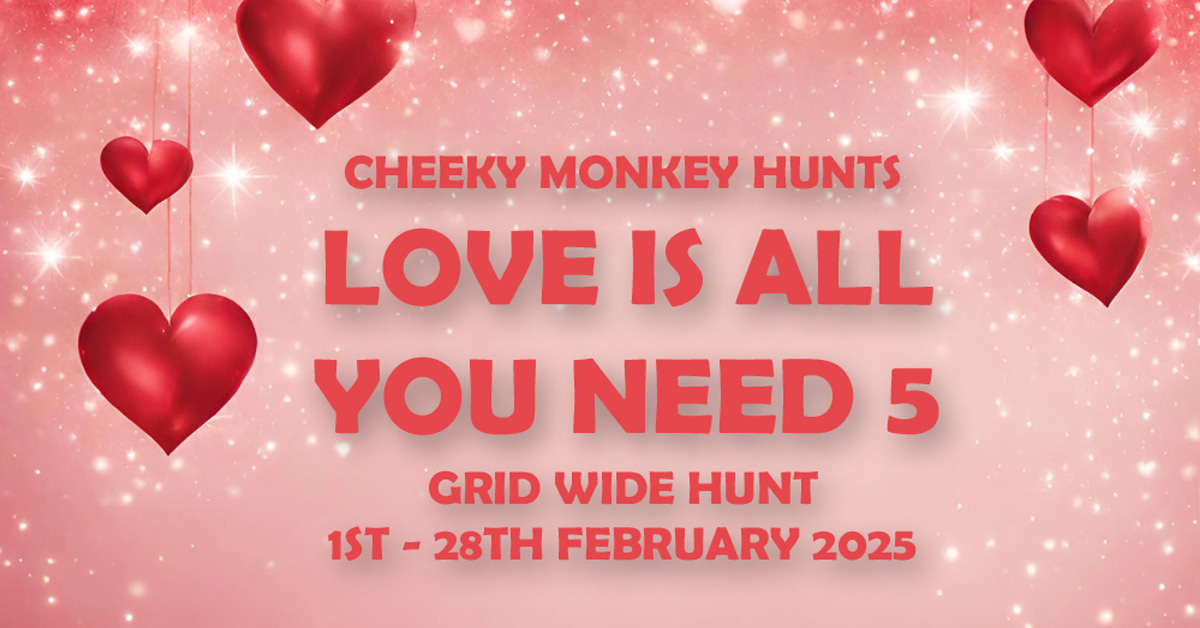 Love is All You Need 5 Grid Wide Hunt!