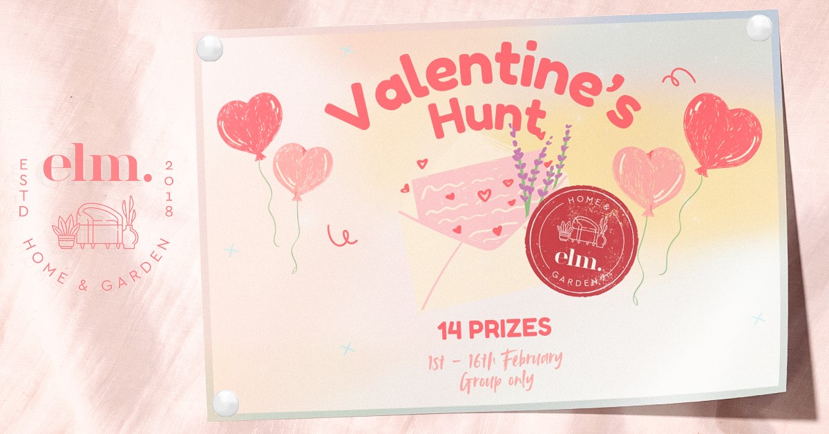 So Sweet! Valentine’s Hunt for Group Members at Elm.