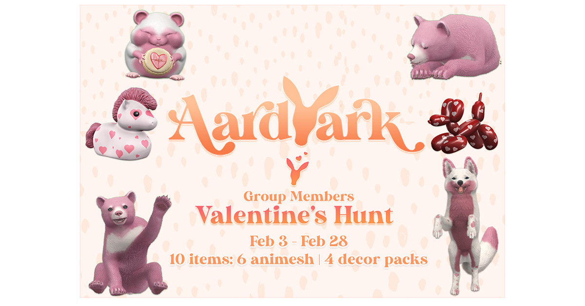 Valentine’s Hunt for Group Members at Aardvark!