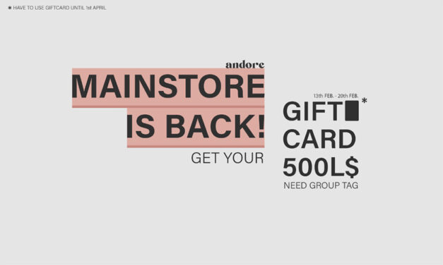 Andore Mainstore Reopening Group Gift 500L Gift Card