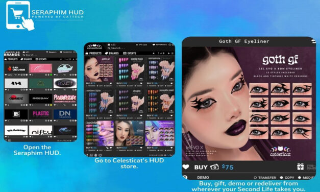 Goth GF Eyeliner by Celesticat – HUD Pick of the Day